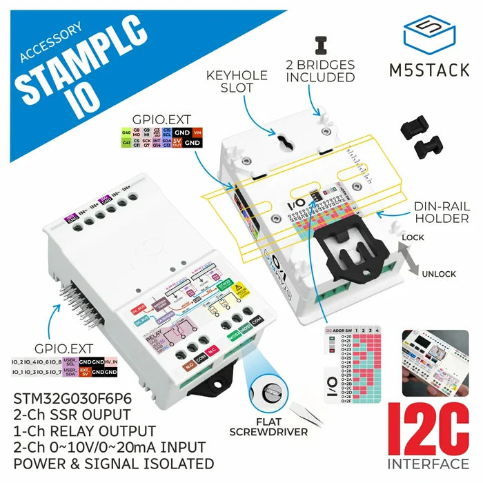 IO Module for StamPLC (INA226AIDGSR)
