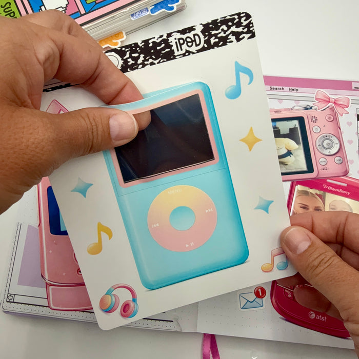 iPod Jumbo Journaling Sticker Frame