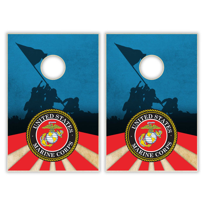 Iwo Jima Tailgate Cornhole Set