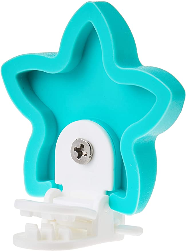 Jambu Beads Serenity Baby Teether ClipOn Turqoise Elephant