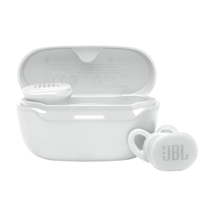 JBL Endurance Race 2 True Wireless Sport Earbuds – White