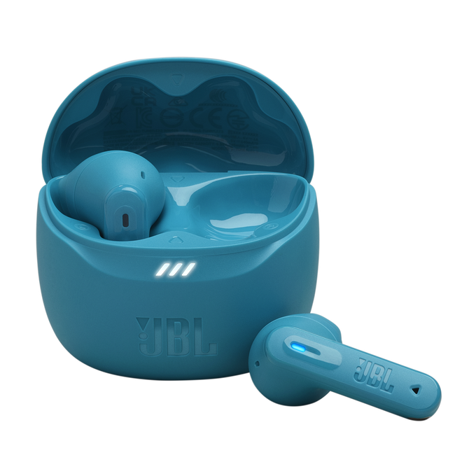 JBL Tune Flex 2 True Wireless Noise-Cancelling Open-Stick Earbuds – Turquoise