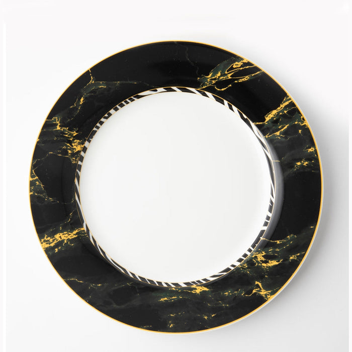 Jenna Clifford Serengeti Dinner Plate 27cm - Black & White