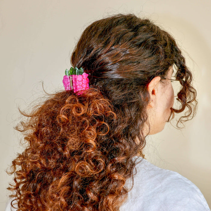 Jenny Lemons Hair Claw Clip - Mini Raspberry