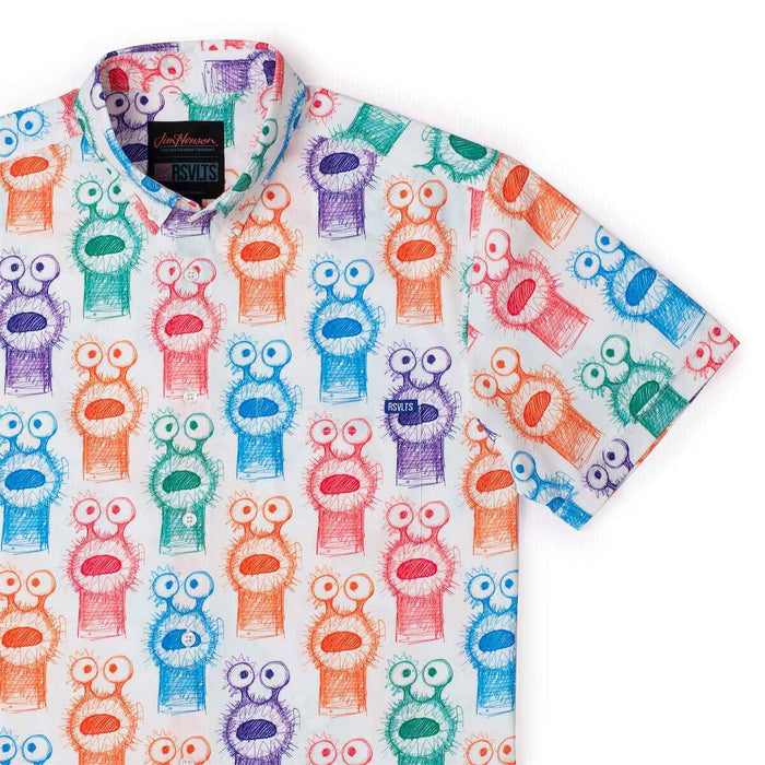 RSVLTS XS RSVLTS Jim Henson "What the Fuzz?" _ KUNUFLEX Short Sleeve Shirt