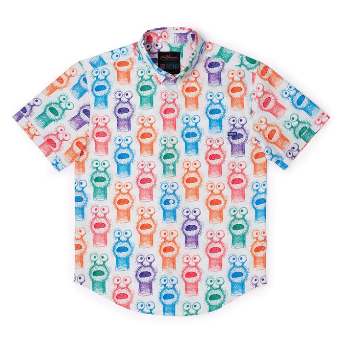 RSVLTS RSVLTS Jim Henson "What the Fuzz?" _ KUNUFLEX Short Sleeve Shirt