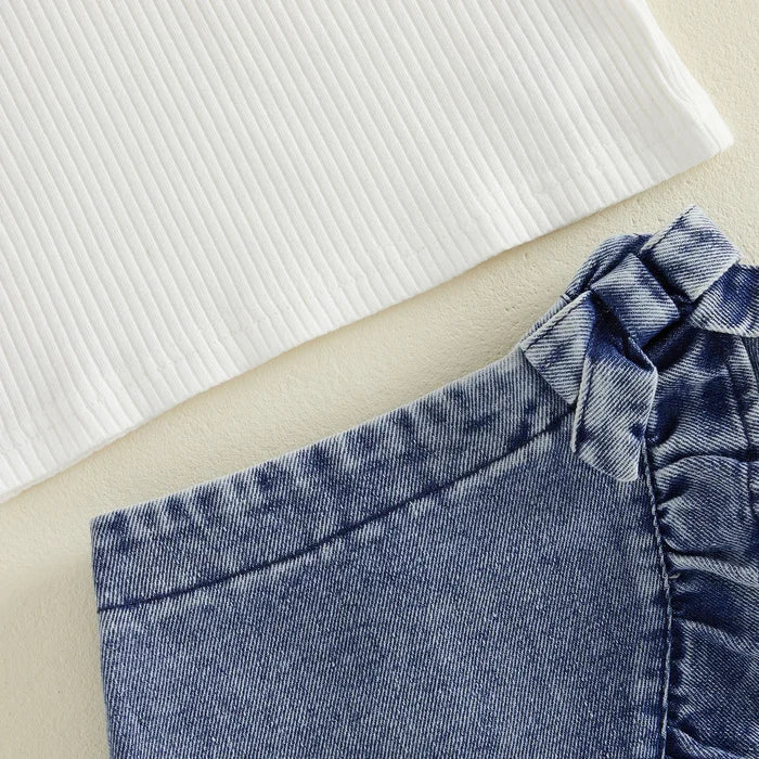 JOSIE Denim Skirt Outfit