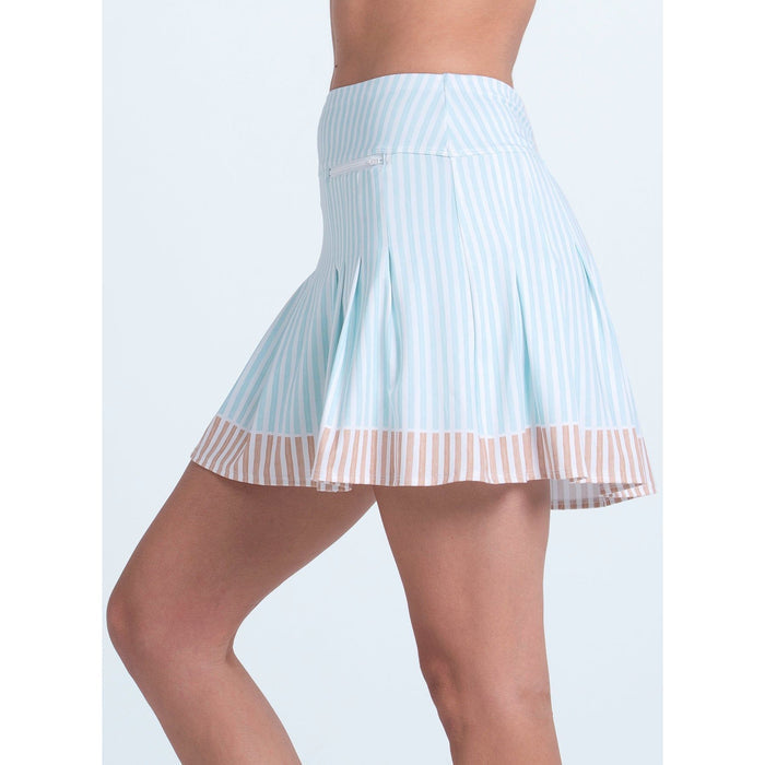 JUPE SKORT LUCKY IN LOVE RIVIERA STRIPE POCKET