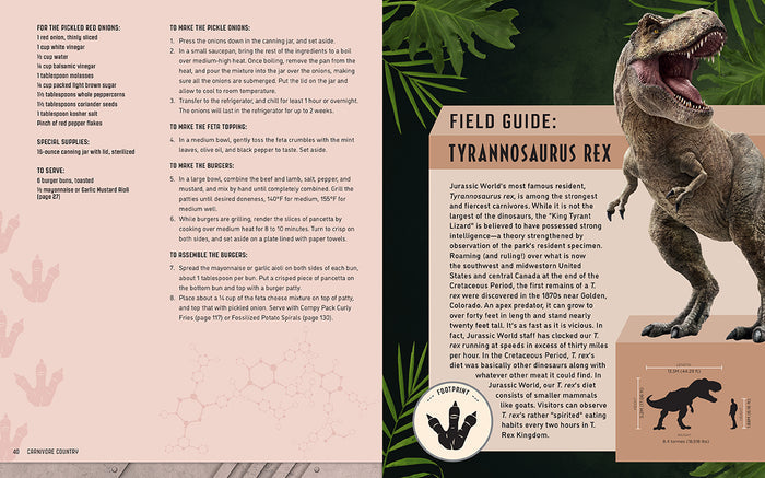 Jurassic World: The Official Cookbook