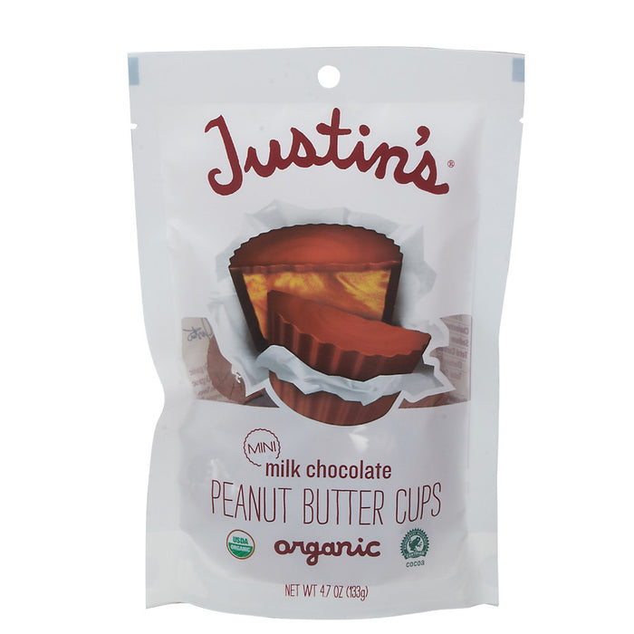 Justin's Mini Milk Chocolate Peanut Butter Cups Candy - 6 Count