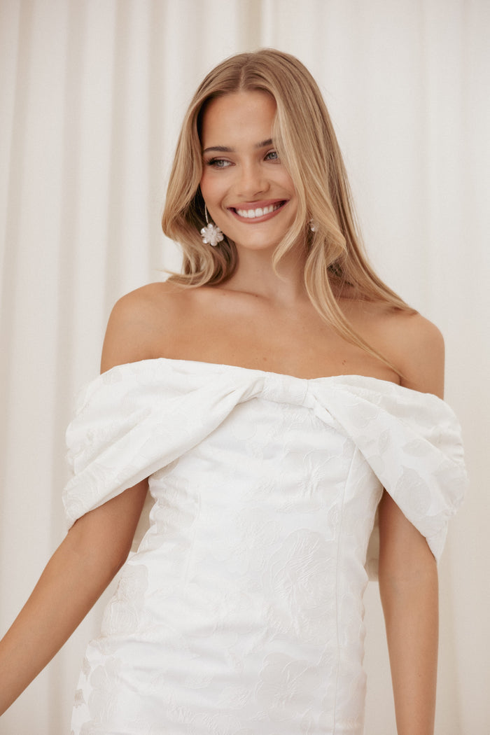 Petal and Pup USA DRESSES Kaeli Mini Dress - White