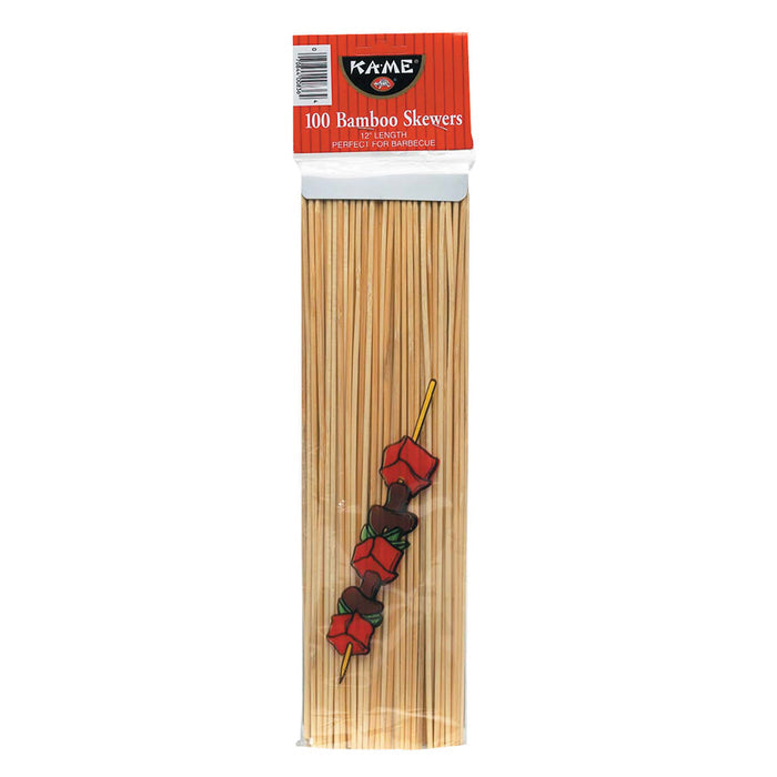 Kame Bamboo Skewers - 12 Count