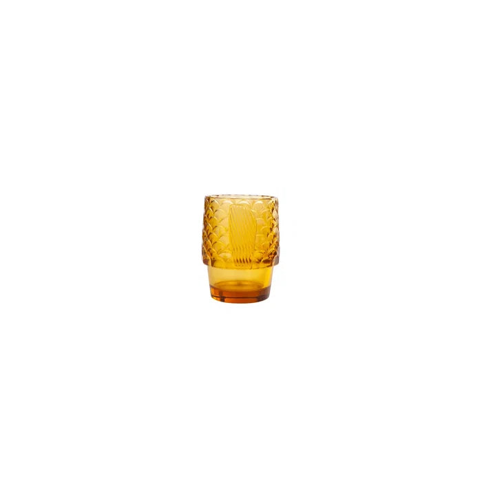 KARACA FISH 4'LÜ MEŞRUBAT BARDAĞI, AMBER
