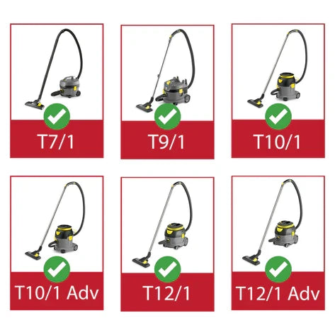 Karcher Vacuum Cleaner Power Cable T7/1 T9/1 T10/1 T12/1 12M UK Plug | 12 metres | 66497660