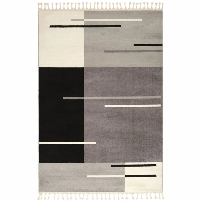 KASMIR HALI 7/24 DORT MEVSIM GRIS 80X300