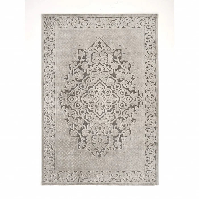 KASMIR HALI 7/24 QUEEN, 120X180 CM, GRİ