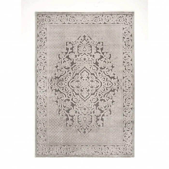 KASMIR HALI 7/24 QUEEN, 160X230 CM, GRİ