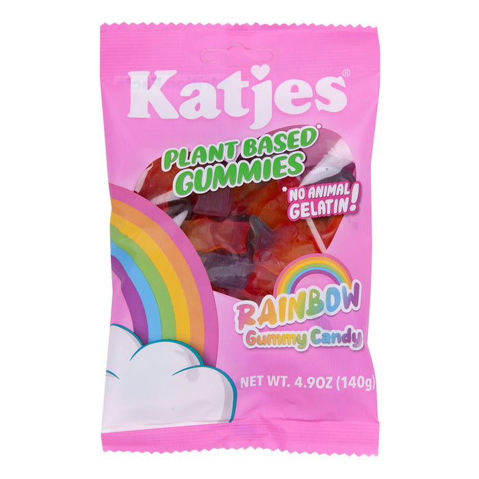 Katjes Rainbow Plant Based Gummy Candy - 15 Count