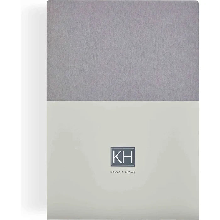 KH JERSEY FITTED SHEE, 90X200+30 CM, GRİ