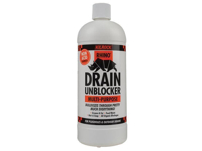 KilrockPRO Rhino Kitchen Drain Unblocker 1 Litre KILROCK