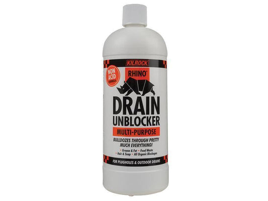 KilrockPRO Rhino Kitchen Drain Unblocker 1 Litre KILROCK