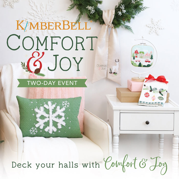 Kimberbell's Comfort & Joy Two-Day Hybrid Event: VIRTUAL! (Nov 19-20, 2026)