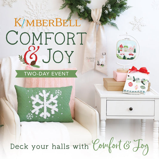 Kimberbell's Comfort & Joy Two-Day Hybrid Event: VIRTUAL! (Nov 19-20, 2026)