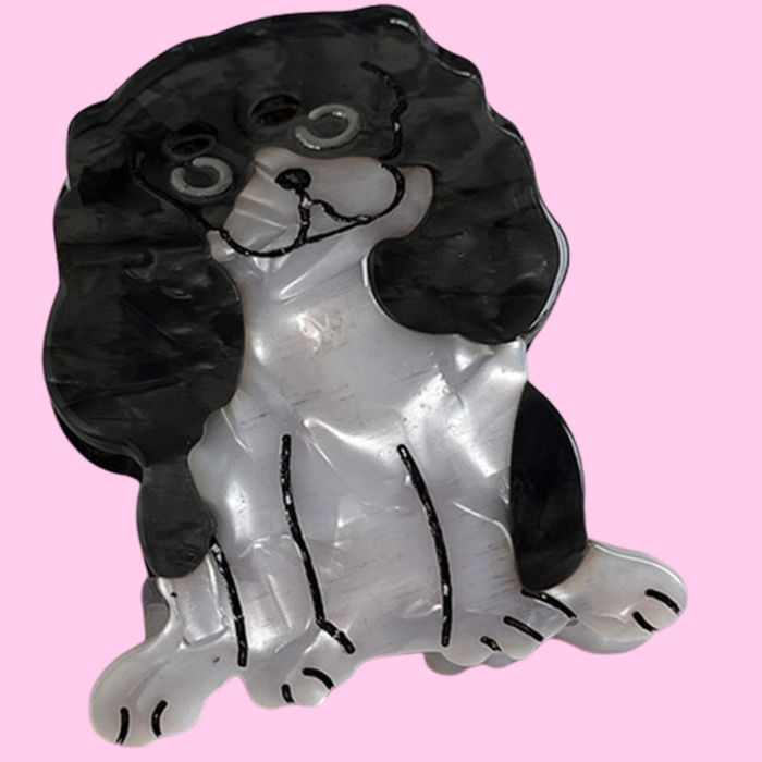 King Charles Cavalier Hair Claw Clip