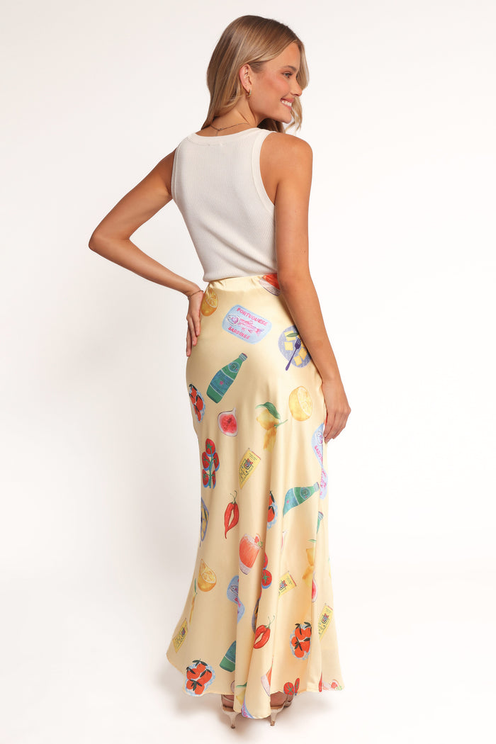 Petal and Pup USA BOTTOMS Kinsey Maxi Skirt - Yellow