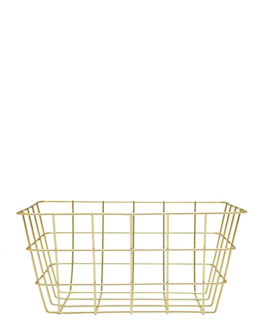 Kitchen Life 24cm Fruit Basket - Gold