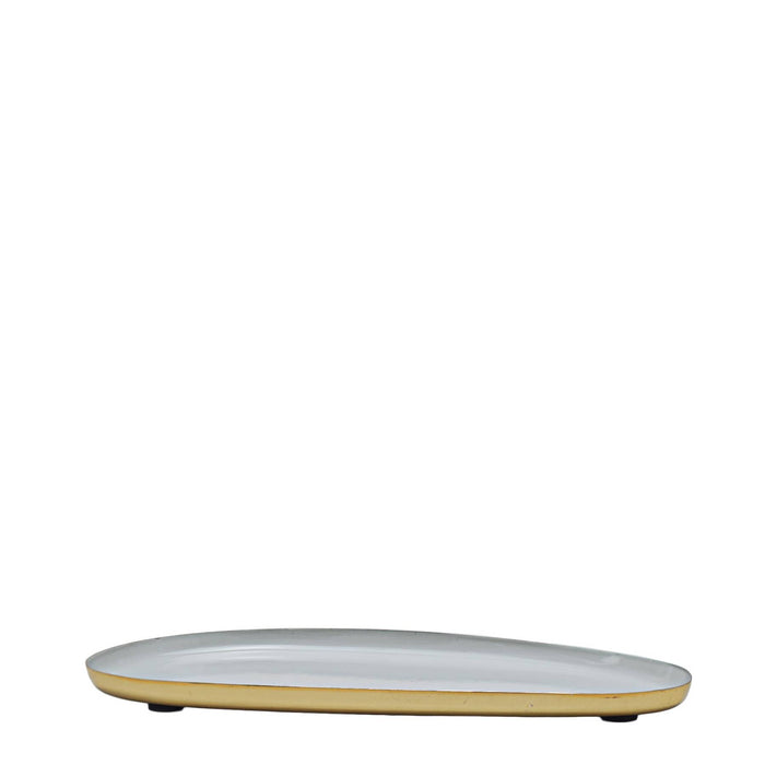 Kitchen Life Oval Tray 21cm - Grey