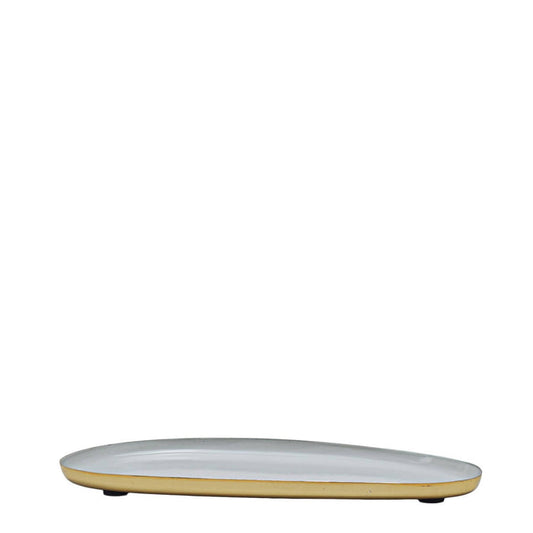 Kitchen Life Oval Tray 21cm - Grey
