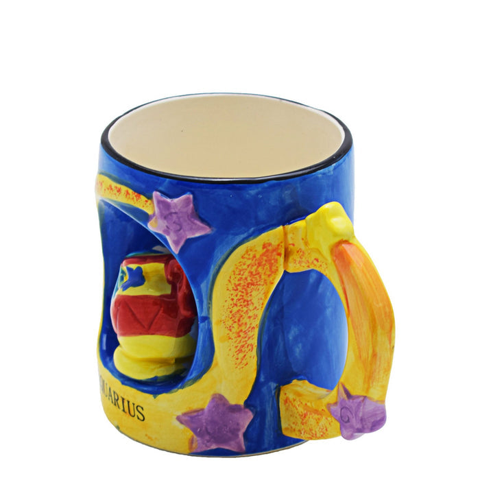 Kitchen Life Star Sign Aquarius Mug 300ML - Blue