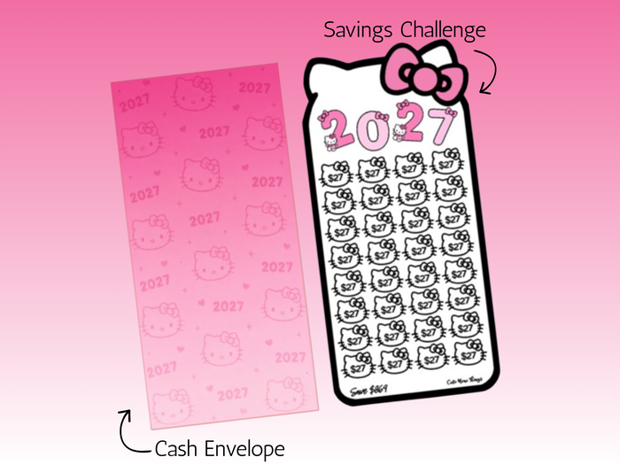 Kitty 2027 | Savings Insert & Envelope Bundle | 864