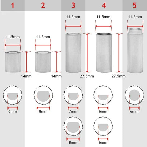 Knob Universal Oven | Cooker | Hob Knob Silver