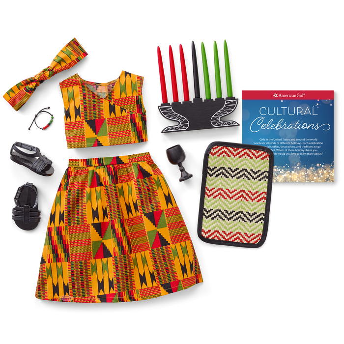 Kwanzaa Celebration Outfit for 18-inch Dolls