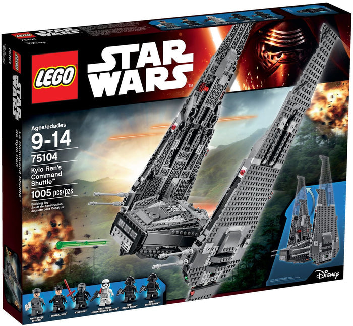 Kylo Ren's Command Shuttle - Lego 75104 - Lego Minifigures Frame Display - 2