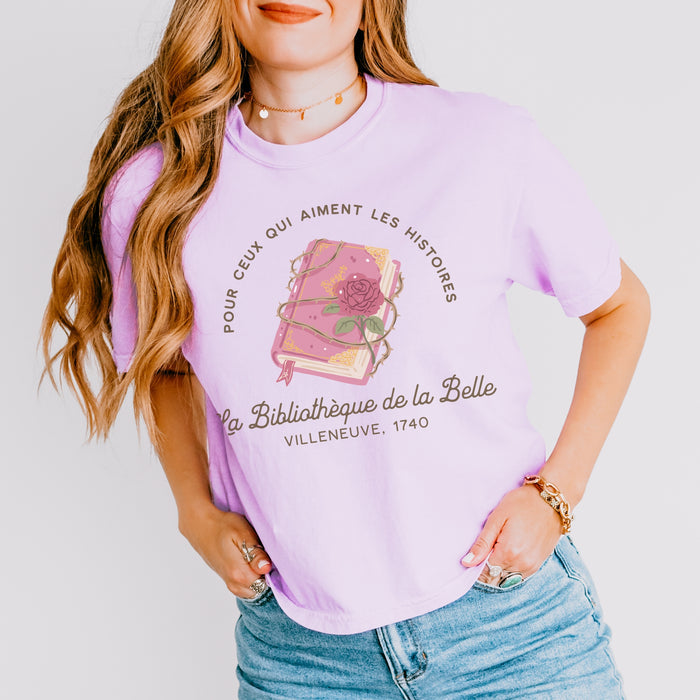 La Bibliotheque de la Belle Boxy Tee