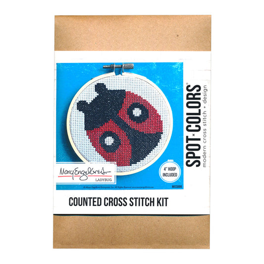 Ladybug Counted Cross Stitch Kit