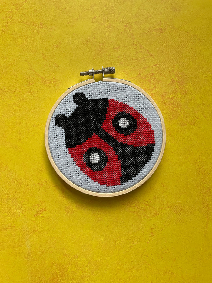 Ladybug Counted Cross Stitch Kit