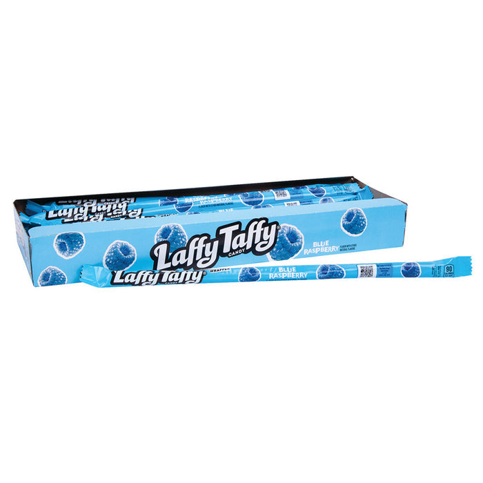 Laffy Taffy Blue Raspberry Ropes Candy - 24 Count