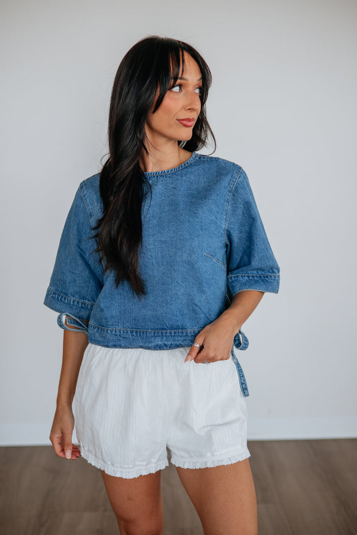 Lane Denim Top