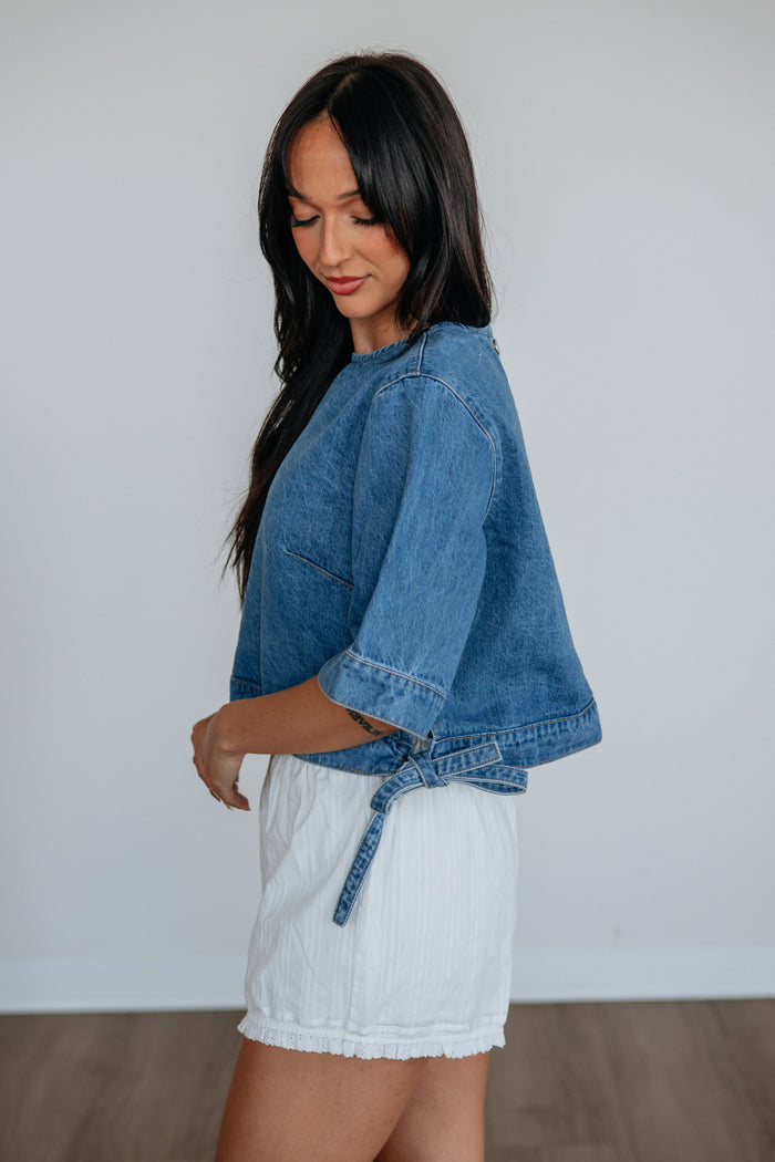 Lane Denim Top