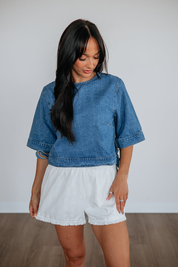 Lane Denim Top
