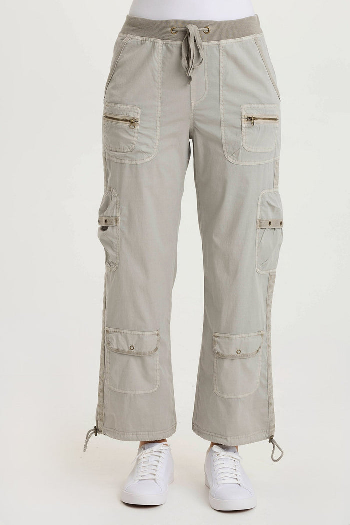 XCVI Langley Poplin Cinched Leg Cargo Pant