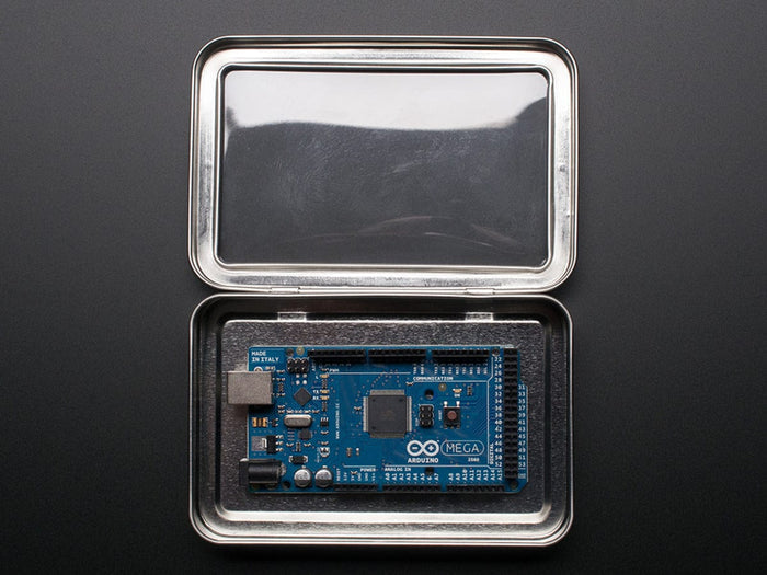 Large Tin With Clear Top Window by The Pi Hut - The Pi Hut