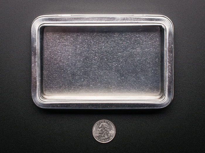 Large Tin With Clear Top Window by The Pi Hut - The Pi Hut