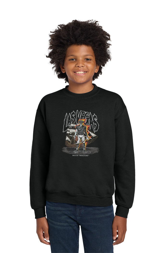 LAS VEGAS FOOTBALL v2 KIDS CREWNECK SWEATSHIRT – Kids clothes – Dead Threads Apparel