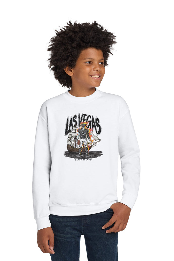 LAS VEGAS FOOTBALL v2 KIDS CREWNECK SWEATSHIRT – Kids clothes – Dead Threads Apparel