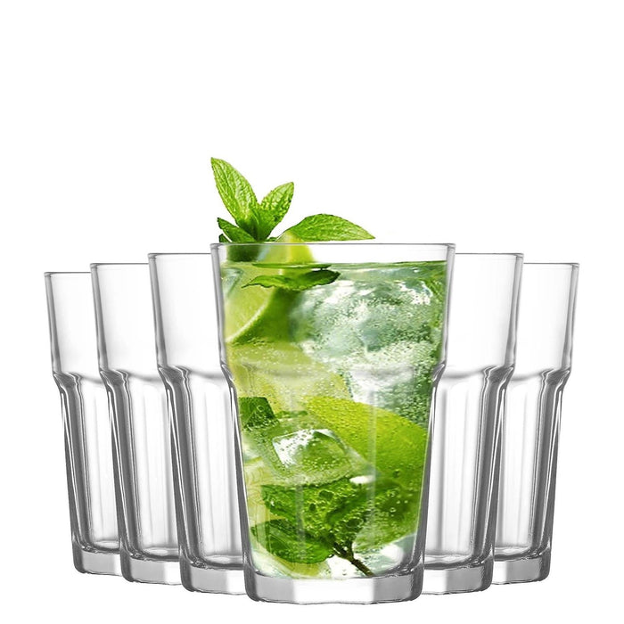LAV Dia Diamond 6 Piece Hi Ball Glass - Clear
